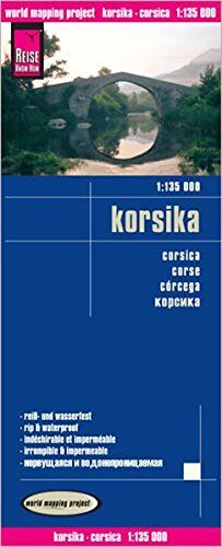 Reise Know-How Verlag Peter Rump, Reise Know-How Verlag - Reise Know-How Landkarte Korsika (1:135.000): world mapping project - Preis vom 01.10.2026 17:08:56 h
