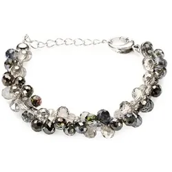 STEFFEN SCHRAUT Armband Glasperlen Länge ca. 17+5cm Modeschmuck