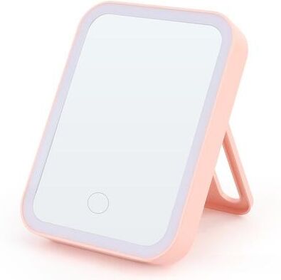Fusion Finds LED Makeup Mirror With Lights Desktop Vanity Mirror For Makeup, Skincare & Dorm Room Beauty three color Pink