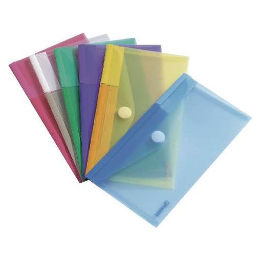 Tarifold Versandtaschen Djois Scheckheftformat Klettverschluss PP (Polypropylen) (6 Stk.) (510279)