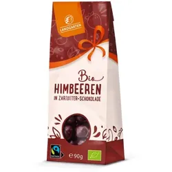 Landgarten Himbeere in Zartbitterschokolade bio