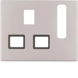 Berker 3313077014 Zentralstück British-Standard K5 E-Stahl