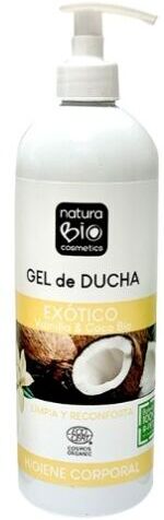 NaturaBIO Cosmetics Gel ducha Exotico Vainilla & Coco Bio 740 ml
