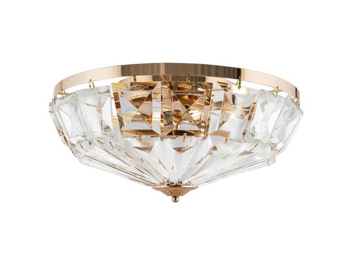 Deckenleuchte Facet Goldfarben max. 60 Watt Deckenlampe