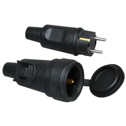 SST 3VG VR SET - Schutzkontaktstecker Typ F - CEE 7/4 + Typ F - CEE 7/3, IP 44