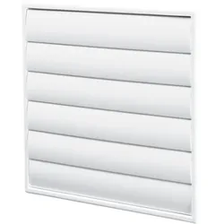 Blauberg Decor Abdeckgitter 8026904 UG155 x 155 mm, Kunststoff, Außenwandmontage