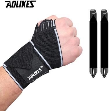 Uplift Treasures AOLIKES Elastic Wrist Support Wraps For Gym And Weightlifting c