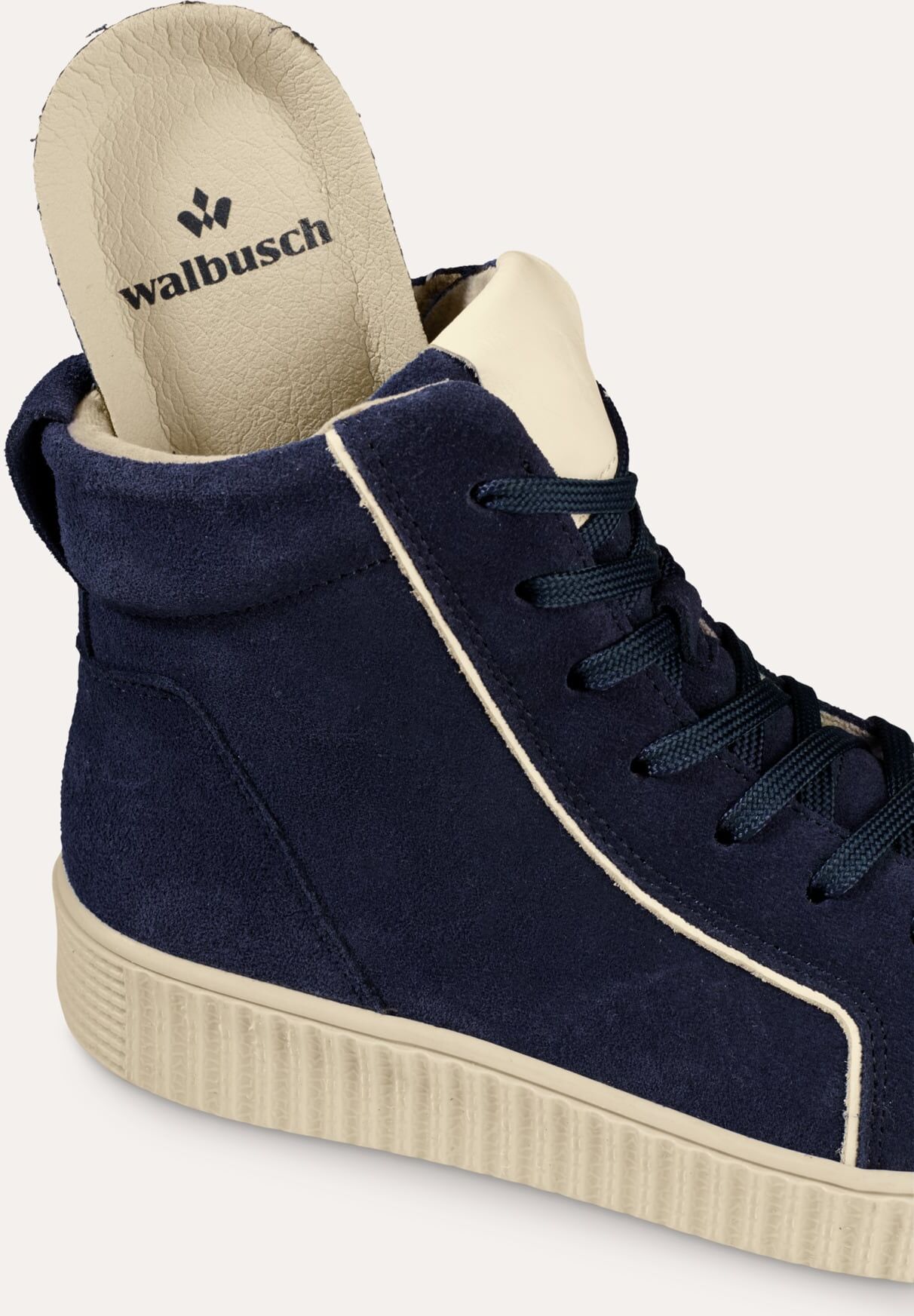 Walbusch Thermolite Hightop Sneaker, , Farbe Blau, 36, warmes Thermolite-Futter seitlicher Reißverschluss Damen