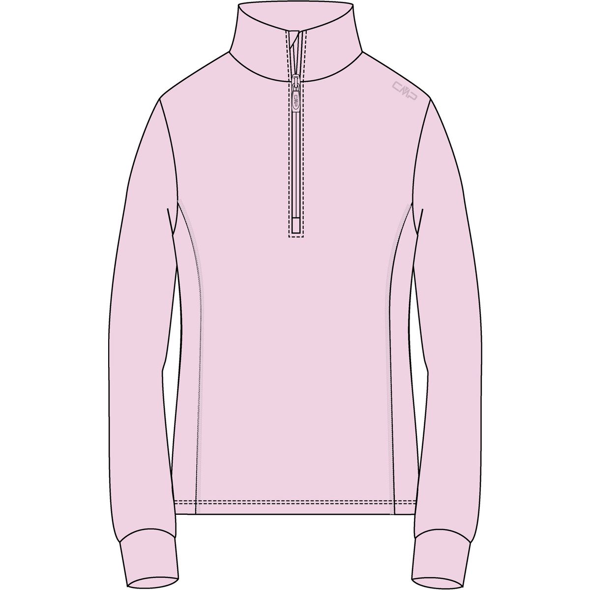 CMP KID G Fleece Sweat soft pink (B273) 176 3G28235-B273-176