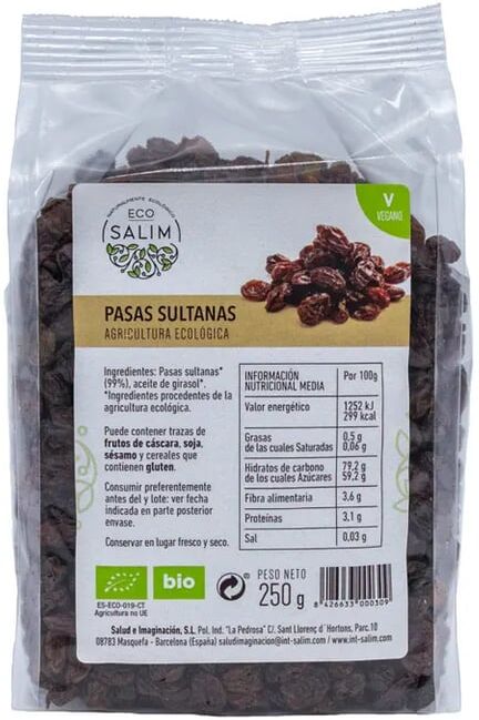 Eco-Salim Passas Sultanas Bio 250g