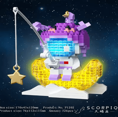 Inspire Picks Twelve Zodiac Signs Micro Building Block Set Assembly Puzzle Toy For Kids scorpius