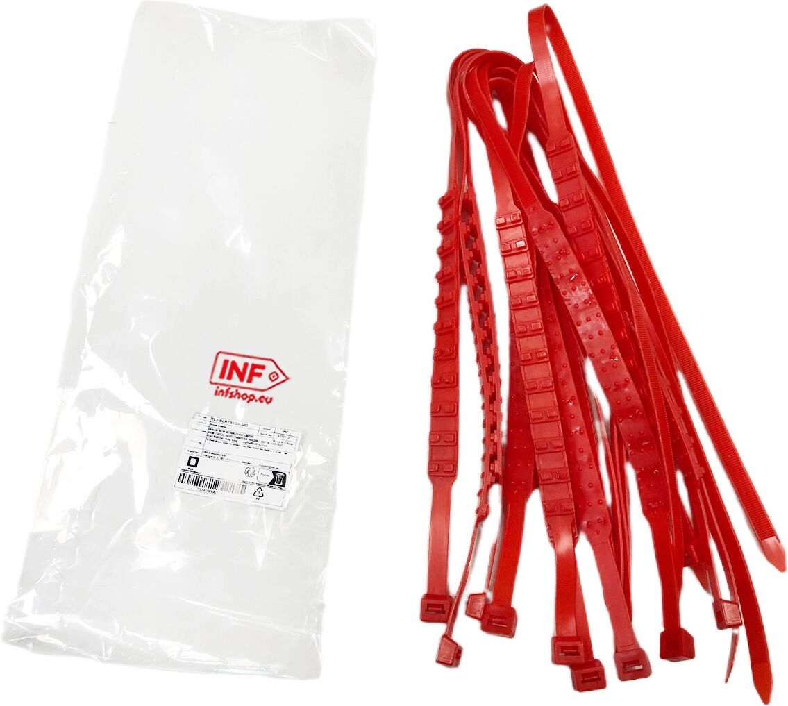 INF Chaînes à neige 10 pièces pour voitures, bandes de traction antidérapantes