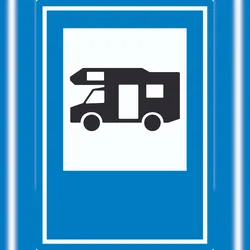 HB-Druck Campingplatz Wohnmobil Aufkleber A1 (594x841mm)