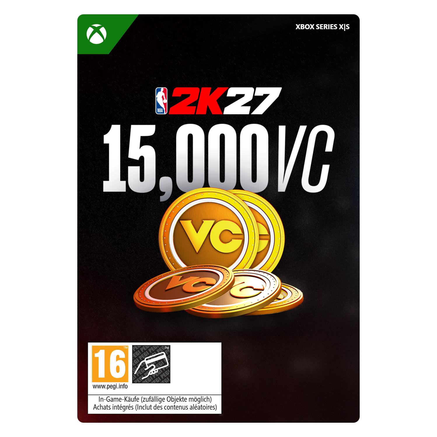 Microsoft Xbox NBA 2K27 15,000 Virtual Currency Pack Download Code (7F6-00967)