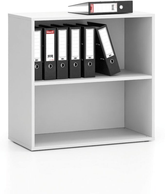 B2B Partner Büroregal LAYERS, kurz, 800 x 400 x 777, weiß