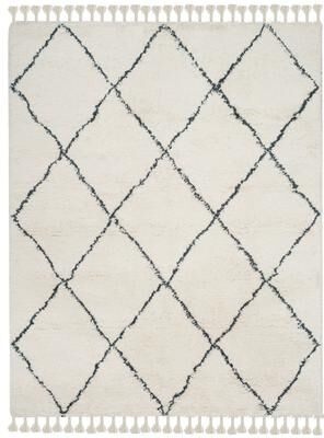 SAFAVIEH Handmade Casablanca Shag Ingrid Tribal Moroccan Wool Rug