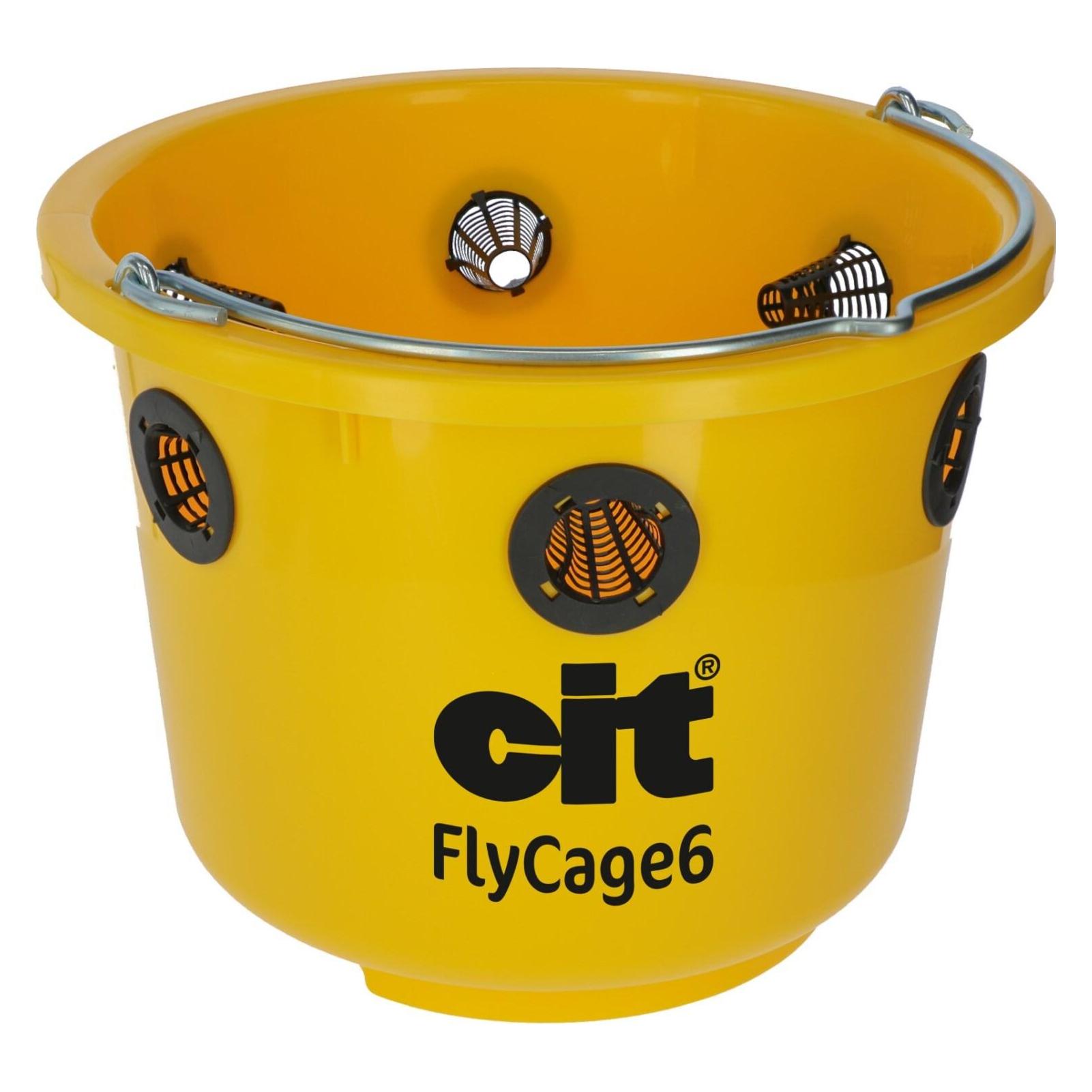 Kerbl CIT Fliegenfalle FlyCage6, Deckel, 6 Einsätze, Lockstoff (299135)