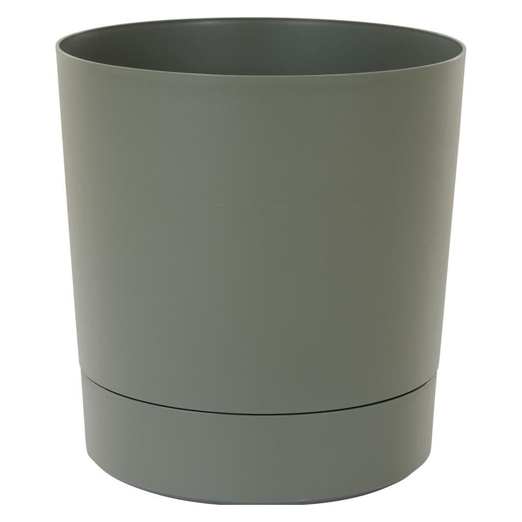 Siena Garden Pflanzgefäss Tarifa Ø 32,5 cm salbei Kunststoff, Ø 32,5 x 28 cm (32.50 x 28 cm) (W73550)