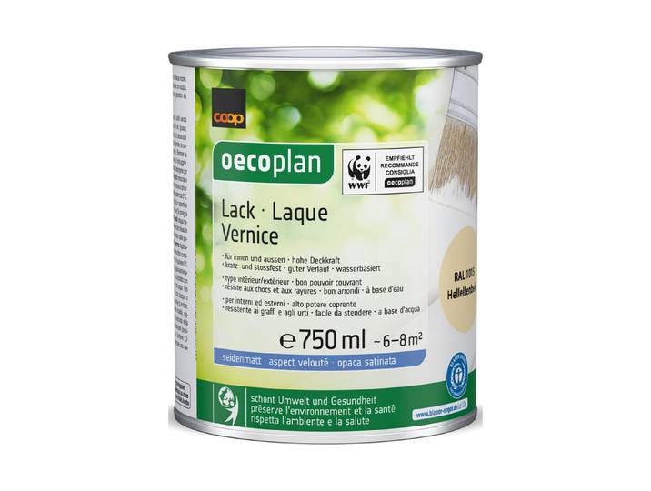 Oecoplan Lack seidenmatt Hellelfenbein 750 ml