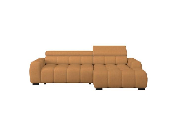 Livetastic Ecksofa, Rostfarben, Kunststoff, Ottomane rechts, L-Form, 285x168 cm, Stoffauswahl, Rücken echt, elektrischer Sitzvorzug, Wohnzimmer, Sofas & Couches, Wohnlandschaften, Ecksofas