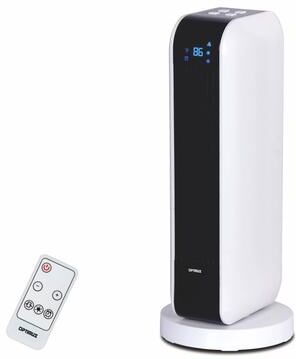 Optimus Oscillating 17 Inch Tower Heater With Digital Temperature Control and Remote Control
