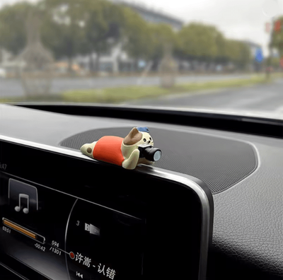 Inspire Essentials Cute Cat Car Dashboard Ornament Resin Kitten Interior Decor e