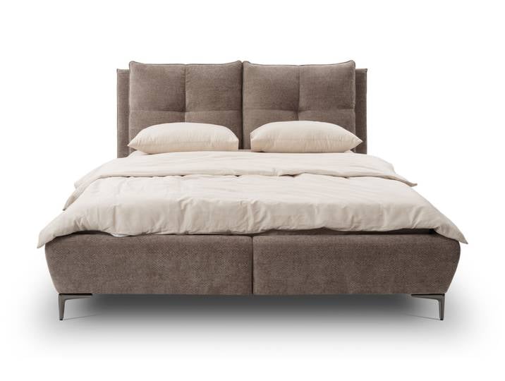 Polsterbett AURA 180 x 200 cm taupe