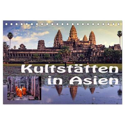 Kultstätten in Asien (Tischkalender 2027 DIN A5 quer), CALVENDO Monatskalender