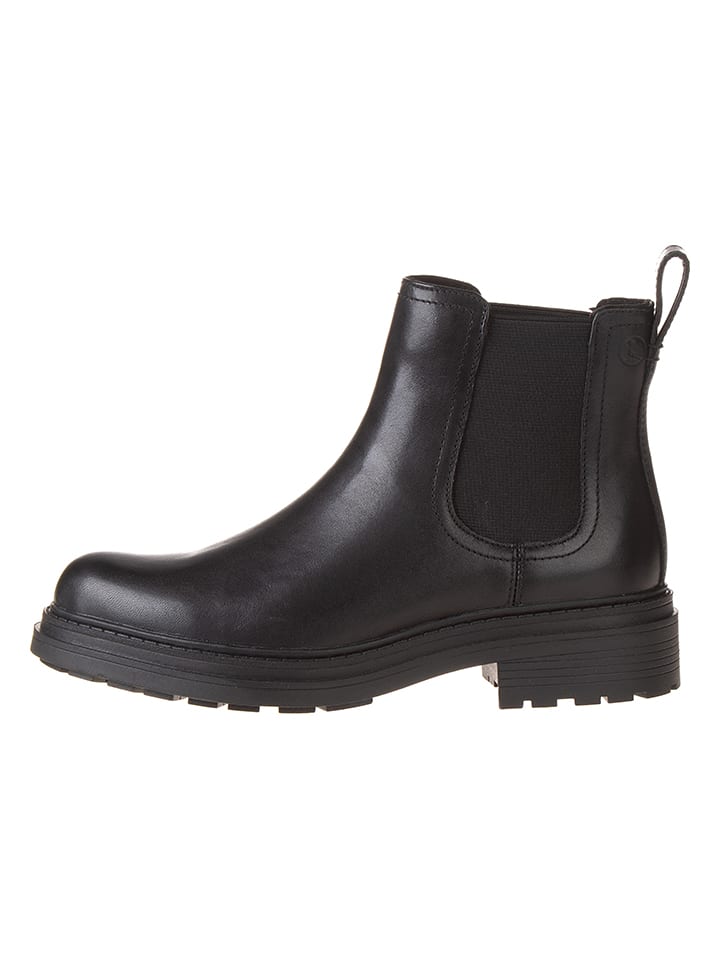 Clarks Leder-Boots "Orinoco3 Lane" in Schwarz - 41