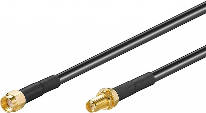 OEM RG58 RP-SMA (M) - RP-SMA (F) Antennenkabel, 3 m