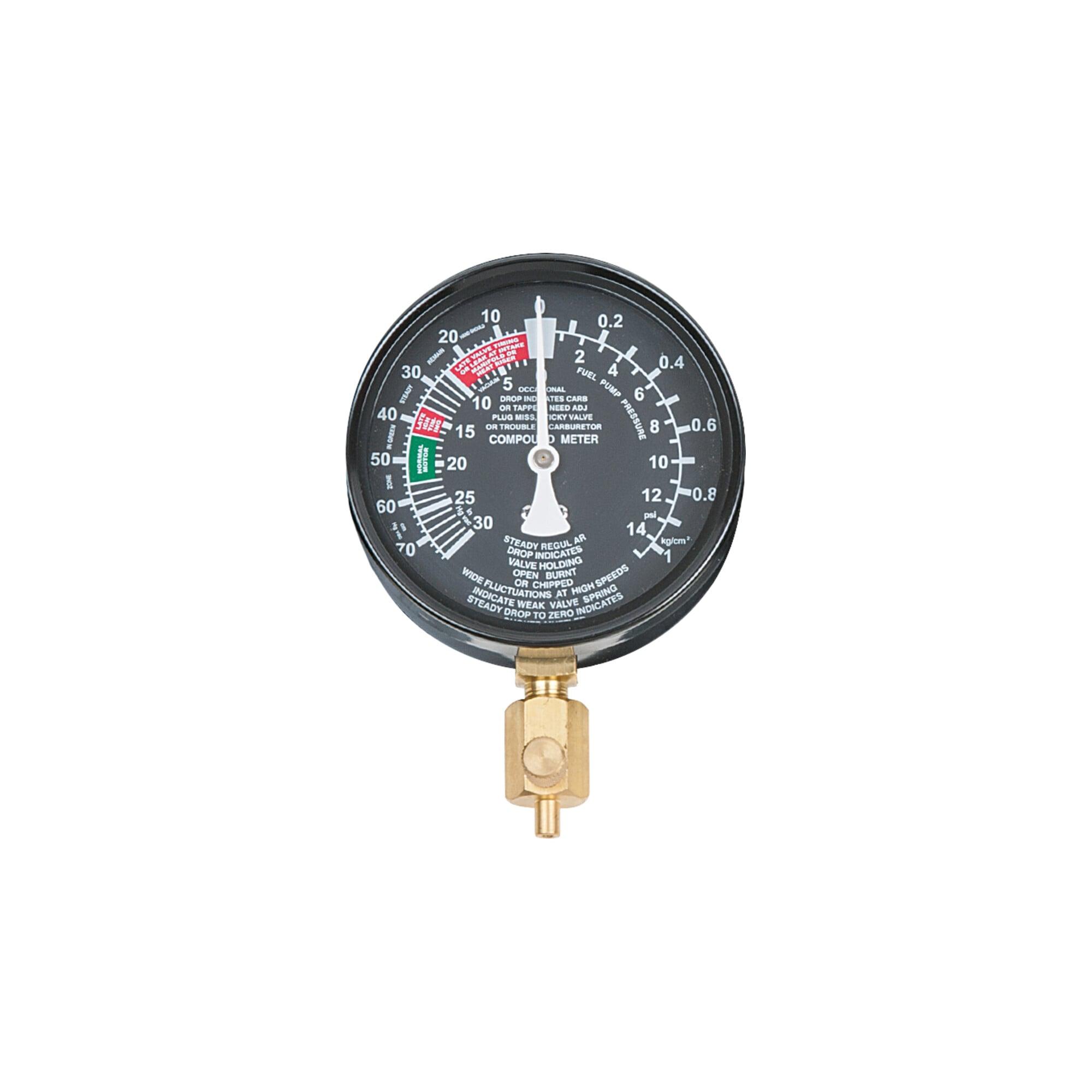 KS Tools Manometer Ø 92mm auf Platte montiert (150.3601)