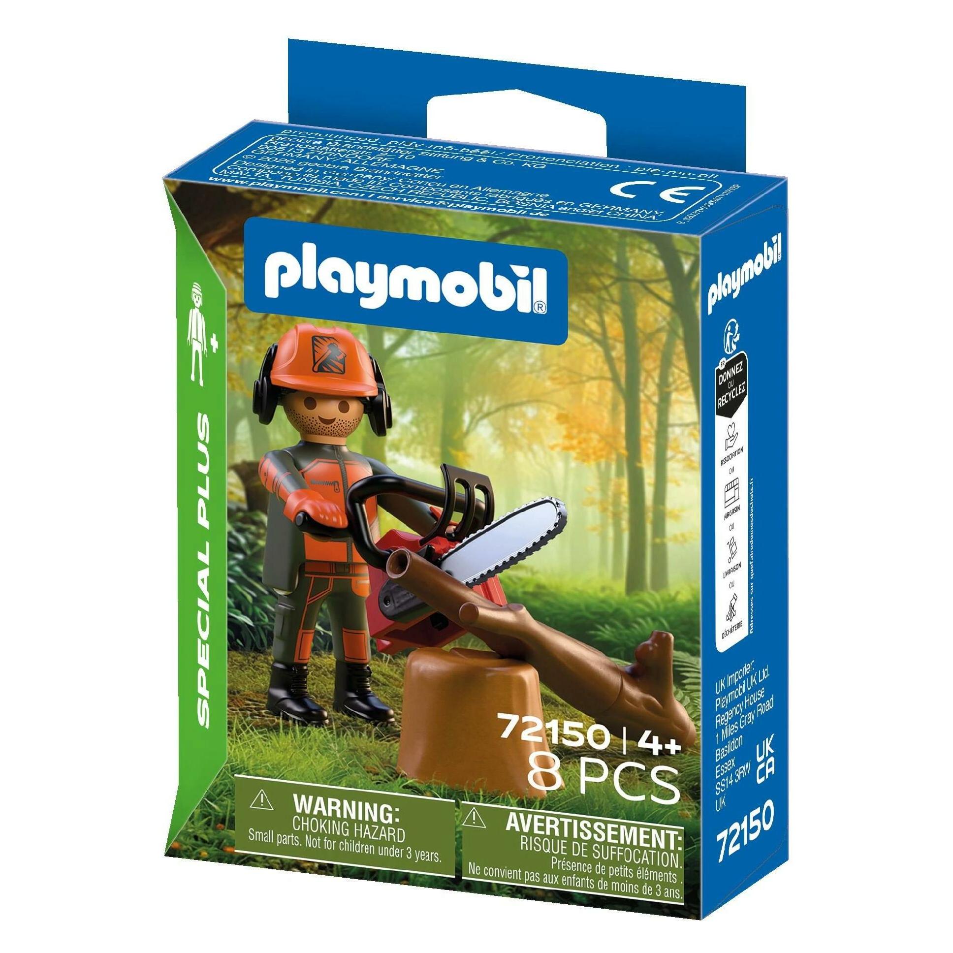 Playmobil Waldarbeiter mit Kettensäge (72150) (72150)