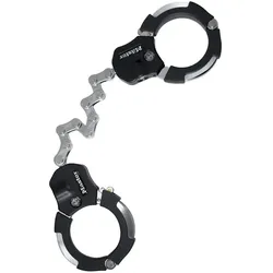 Handschellenschloss Street Cuff 8290 Schwarz Weite Bügel: 76 mm Schlüssel