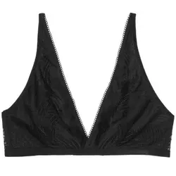 Marc O Polo Lace Bralette BH Schwarz Polyamid X-Large Damen