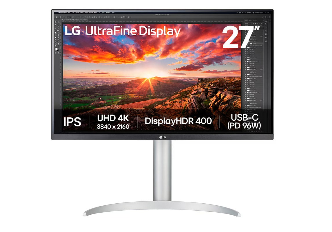 LG Electronics LG 27UP850K-W 27 Zoll 4K (UHD) IPS LED 16:9 60 Hz Office Monitor 27UP850K-W.AEU