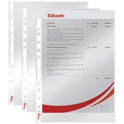 Esselte Prospekthüllen Standard DIN A4 transparent glasklar