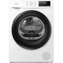 homeX WT7H1E-W Wärmepumpentrockner 7kg, Wäschetrockner - Trockner mit 15 Programmen, Knitterschutz, Trommelreversierung