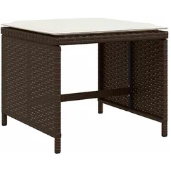 vidaXL, Gartentisch + Balkontisch, Layton (Glas)