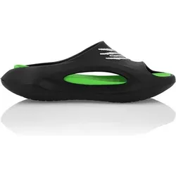 PLEIN SPORT Flache Gummisandalen, Größe 42-43 in Schwarz 0227