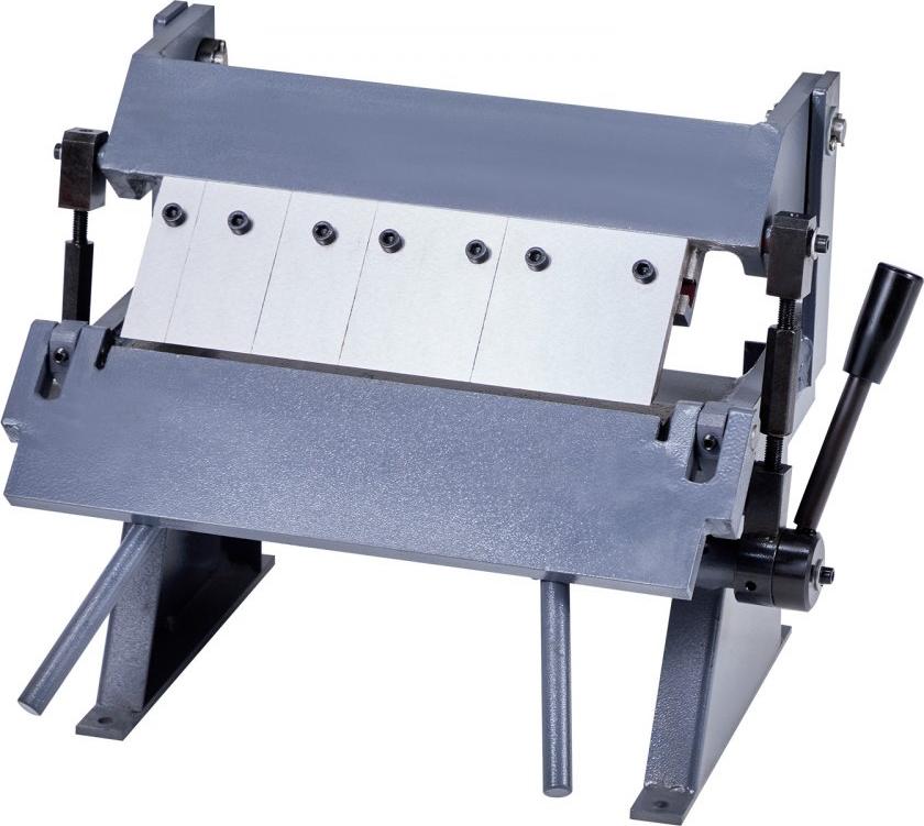 Manuelle Blechbiegemaschine - 305 mm Breite - 1 mm Dicke, kohlenstoffarmer Stahl - 5-Finger-Segmentierung