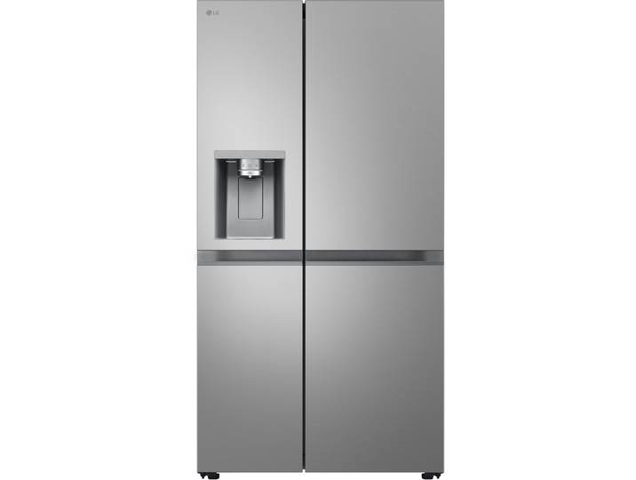 LG Side-by-Side GSLE81EPBD , Energieeffizienz: D, silber (prime silber), B:91,3cm H:179cm T:73,5cm, Kühlschränke, Wasser-/Eis-/Crushed Ice-Spender, Wassertank, Door Cooling+, Side-by-Side