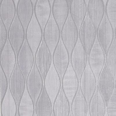 Arthouse Mattais Silver Ogee Wallpaper