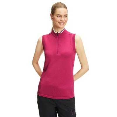 Pullunder FALKE "FALKE Pullunder", Damen, Gr. S, pink (weiß meliert (2015)), Pullover Pullunder