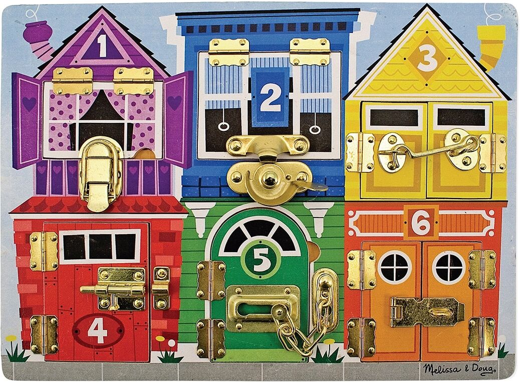 Melissa & Doug Melissa &amp; Doug - Tablero De Pestillos Melissa &amp; Doug.