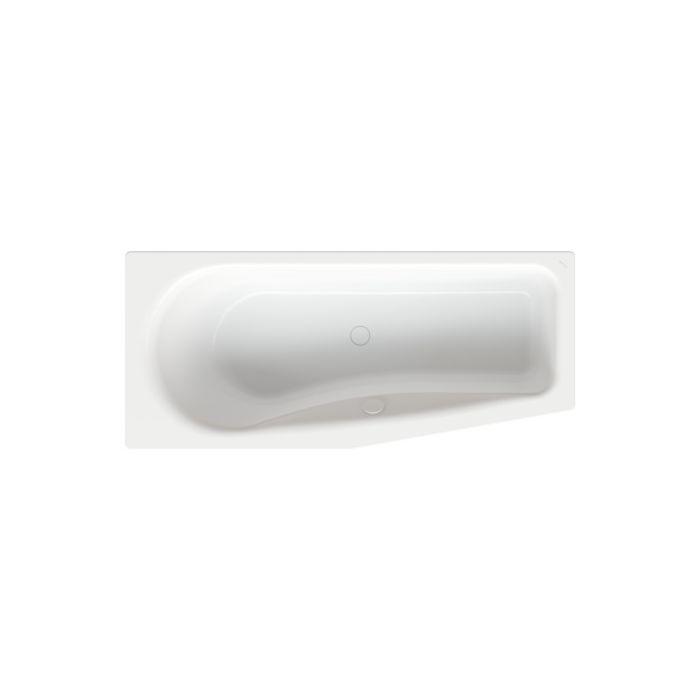 Bette Badewanne 2760-000AS Antirutsch Sense, weiß, 170x75x45cm, Schräge Fußende rechts