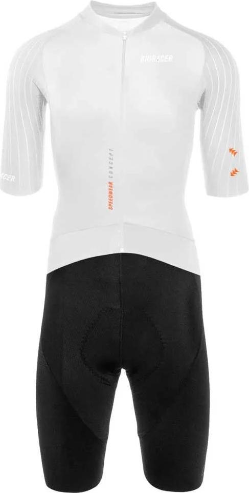 Bioracer Speedwear Road Race Kurzärmliger Rennanzug Weiß M Mann Weiß M
