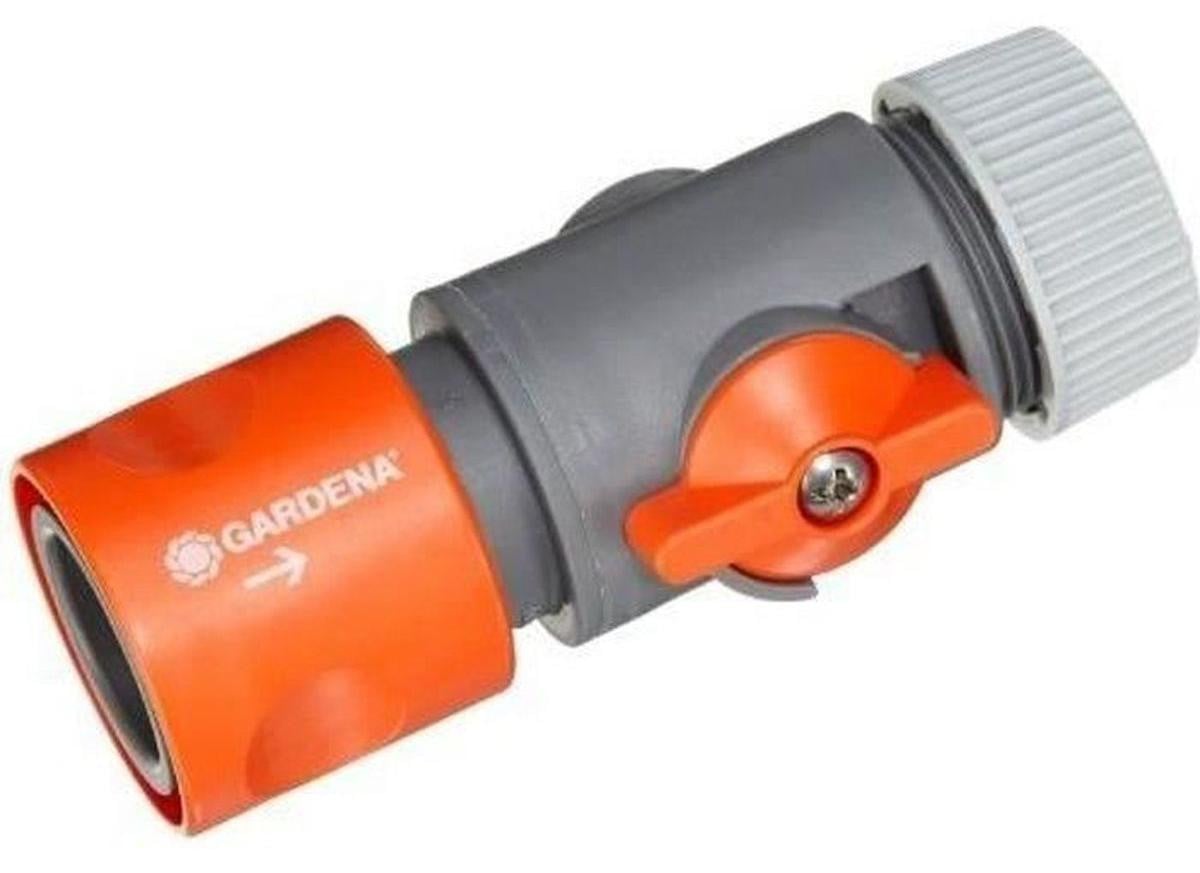 Gardena Regulator Connector voor Ø13mm en Ø15mm slangen met instelbare flow en druk (2942-20)