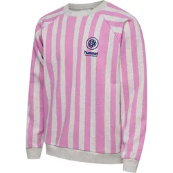 HUMMEL hmlLOOSE CREWNECK SOCCER LOVE tofu melange/violet S
