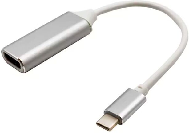 Cable adaptateur Type C vers HDMI, convertisseur Ultra HD 4k, USB 3,1, HDTV, pour MacBook, Samsung, Argent, A+