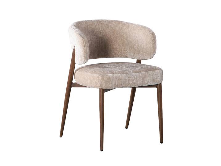 Design Armlehnstuhl „Fuji“ Tan Global Interiors